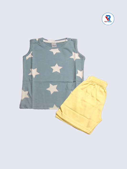 Newborn Baby Boy T-Shirt and Shorts Set, Supreme Grey, Size 6-12 Months