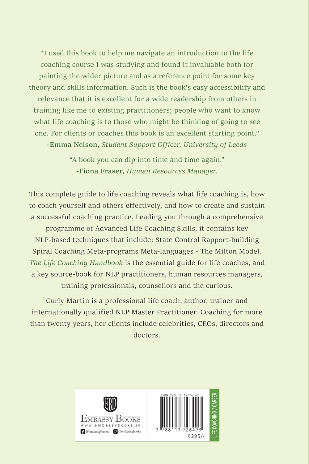 The Life Coaching Handbook (English, Paperback, Curly Martin)