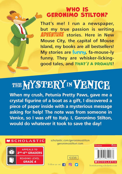 Geronimo Stilton #48: The Mystery In Venice (English, Paperback, Geronimo Stilton)