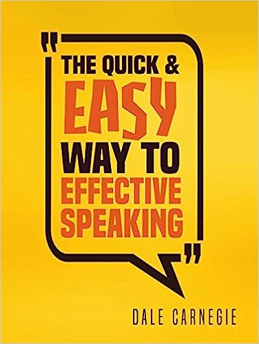 The Quick & Easy Way to Effective Speaking (English, Paperback, Dale Carnegie)