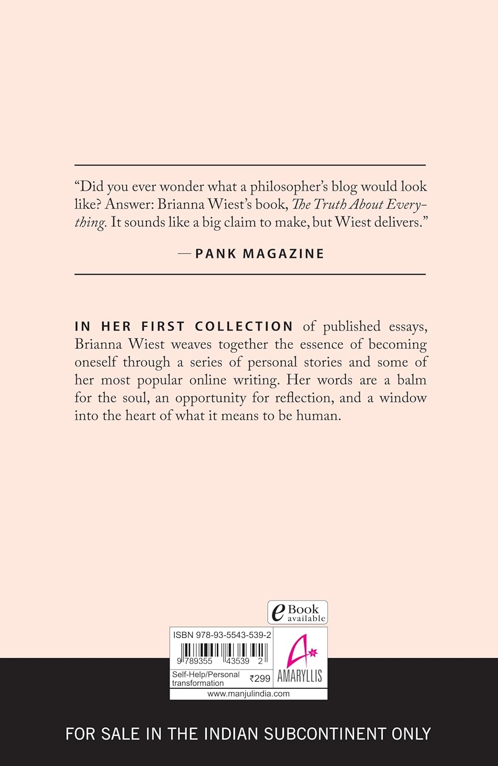 The Truth About Everything (English, Paperback, Brianna Wiest)