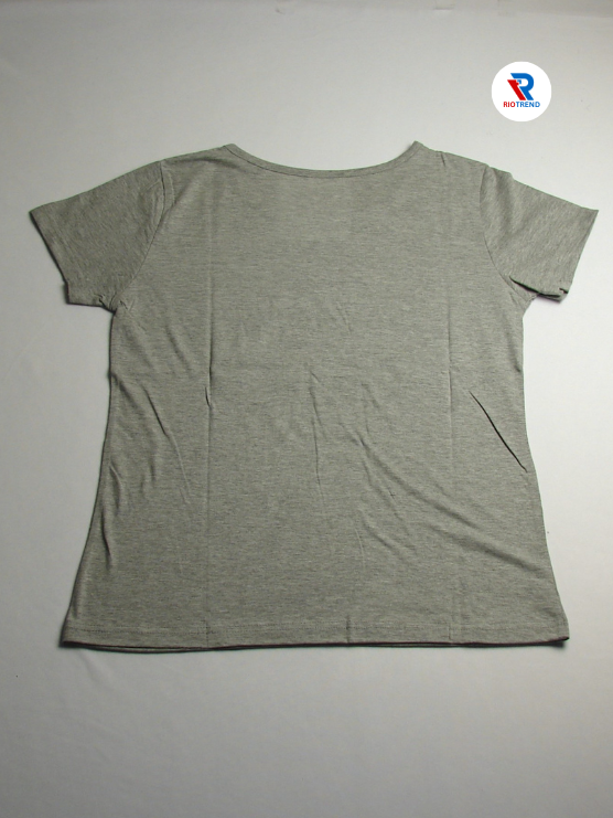 Women's Half Sleeve Cotton T-Shirt Gray