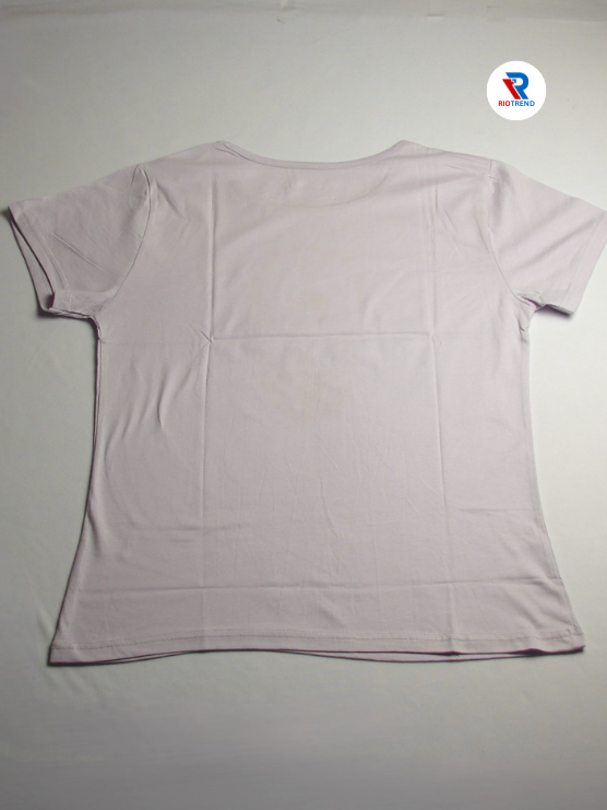 Women's Half Sleeve Cotton T-Shirt Lavender