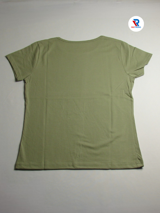 Women's Half Sleeve Cotton T-Shirt Olive