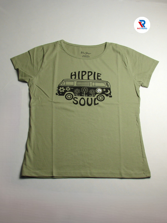 Women's Half Sleeve Cotton T-Shirt Olive