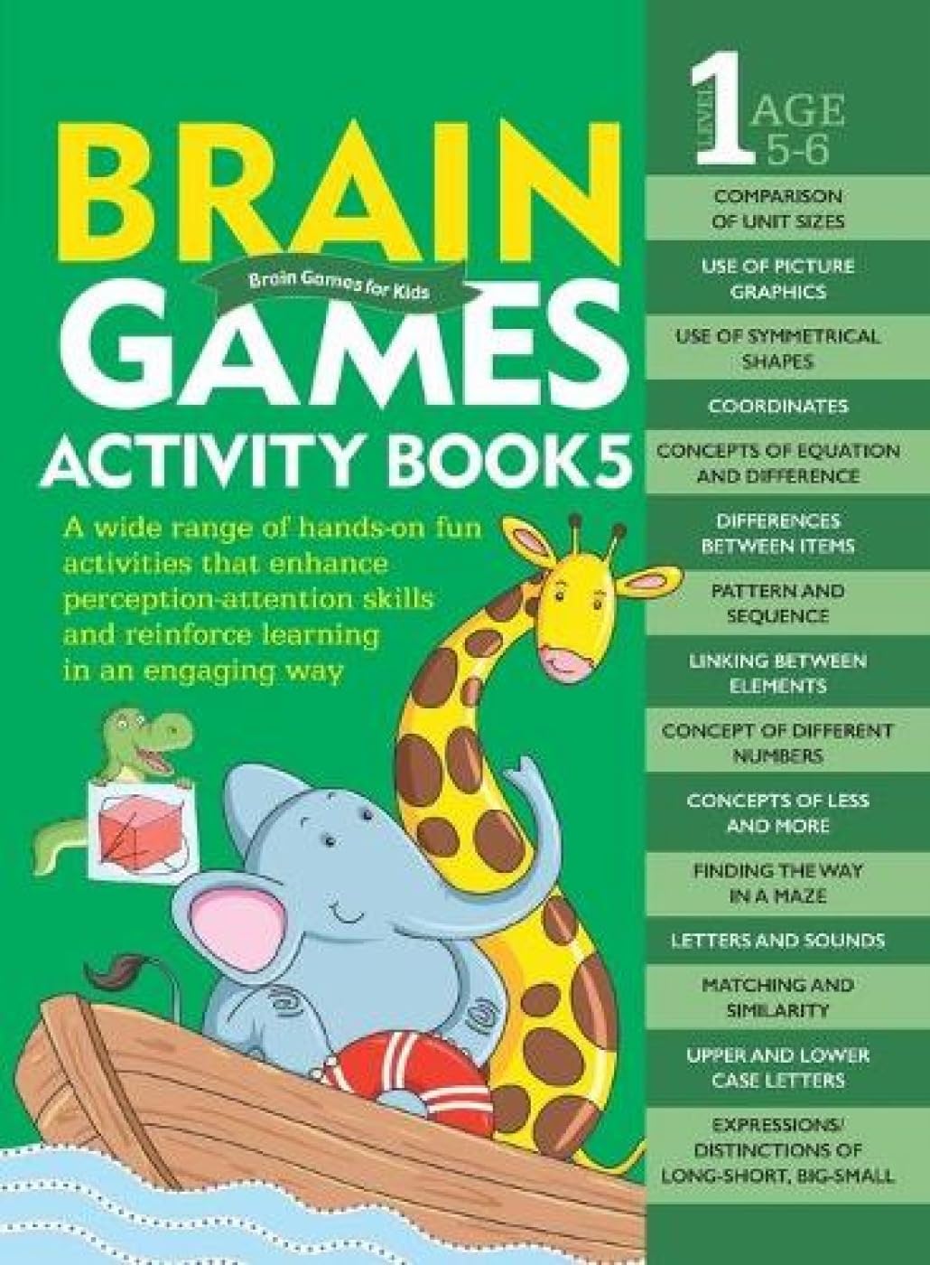 Activity Book: Brain Games Activity Book 5 (Level-1) (English, Paperback)