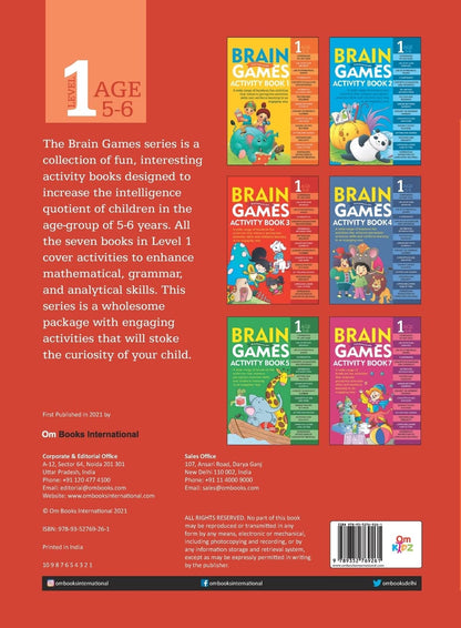 Brain Games Activity Book 6 (Level-1) (English, Paperback)