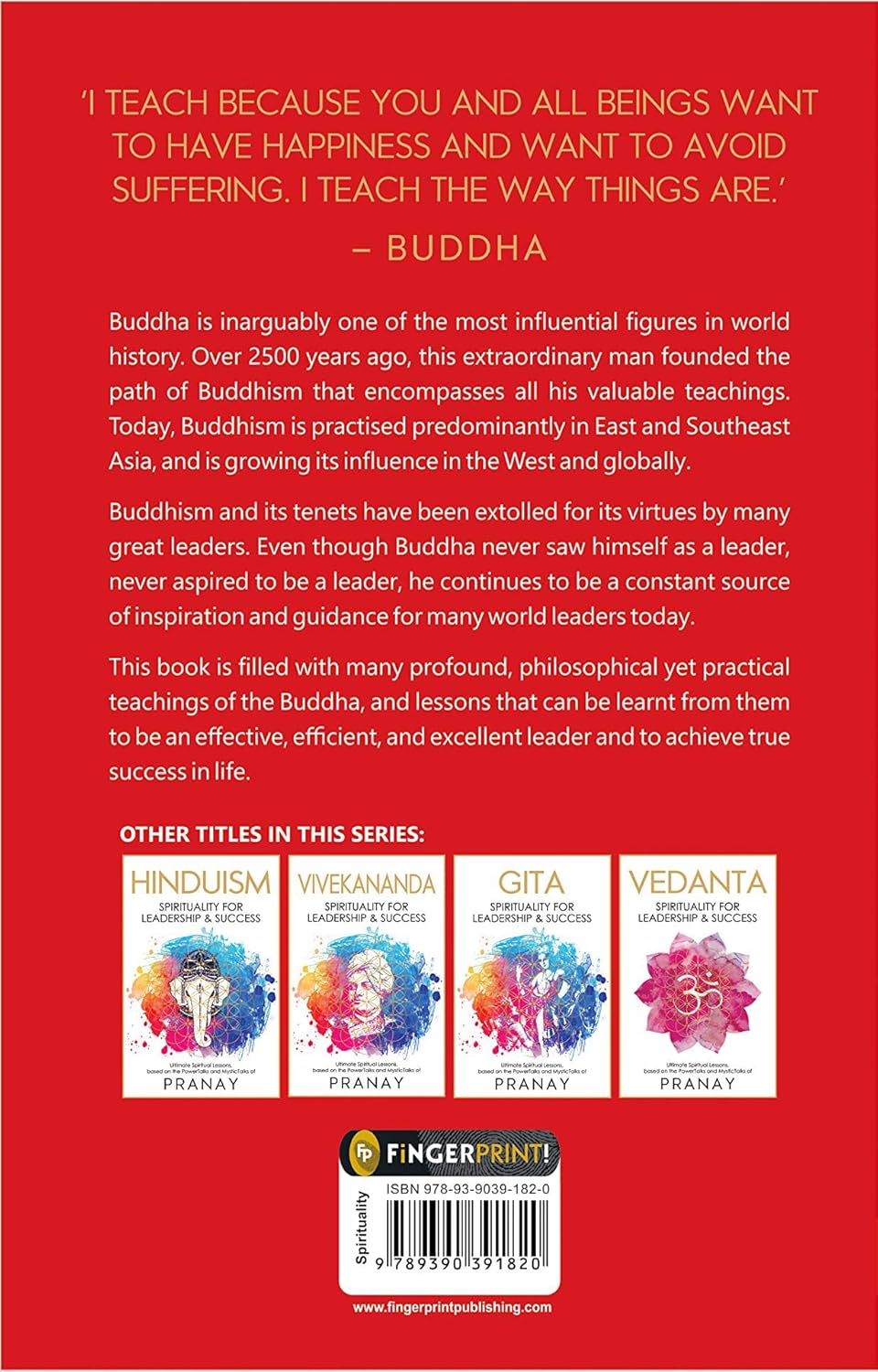 BUDDHA: Spirituality For Leadership & Success (English, Paperback, Pranay)