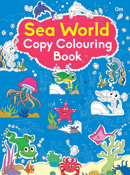 Sea World Copy Colouring Book (English, Paperback)