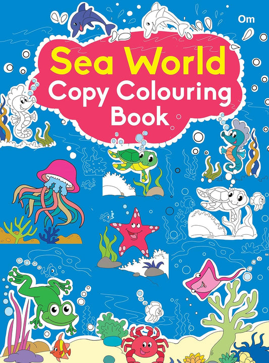Sea World Copy Colouring Book (English, Paperback)