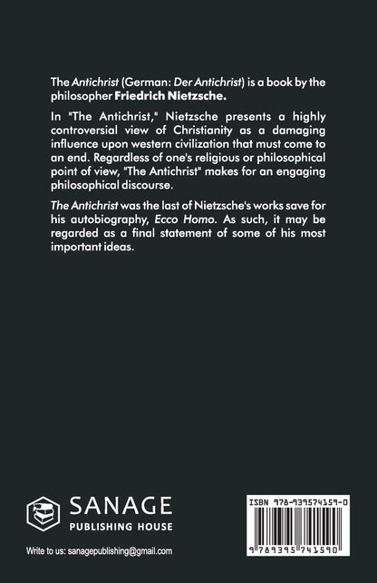 The Antichrist (English, Paperback, Friedrich Wilhelm Nietzsche)